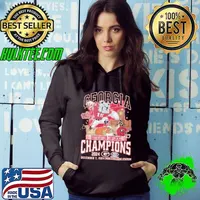 Georgia Bulldogs Vs Texas Longhorns Sec Football Championship Dec 7 2024 Mascot Hoodie