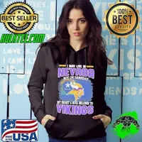 I May Live In Nevada But On Gameday My Heart And Soul Belongs To Minnesota Vikings Hoodie
