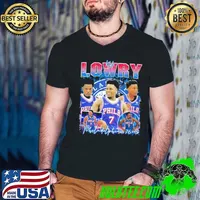 Kyle Lowry American professional basketball player Philadelphia 76ers T-Shirt