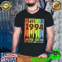 Legends Are Born In September 1994 limited edition 30 years of being awesome Guys V Neck