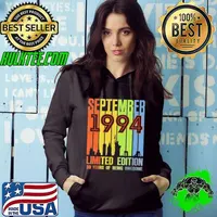 Legends Are Born In September 1994 limited edition 30 years of being awesome Hoodie