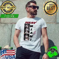 Miami Heat Bam Adebayo Terry Rozier Duncan Robinson Jimmy Butler and Christopher Herro signatures Unisex