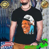 Michael Jordan American businessman and former professional basketball Smile Signature Guys V Neck