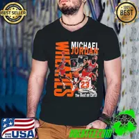 Michael Jordan The Best Of Earth American businessman and former professional basketball Guys V Neck