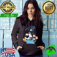 Mickey Friends Carolina Panthers Tee Disney Inspired Game Day Football NFL Hoodie