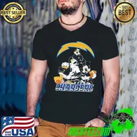 Mickey Friends San Diego Chargers Tee Disney Inspired Game Day Football NFL Shirt