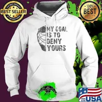 My Goal Is To Deny Yours Hockey Goalie Ice Hockey Hoodie