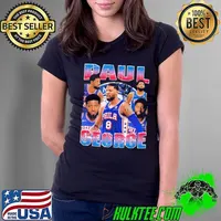Paul George American professional basketball player Philadelphia 76ers Ladies Tee