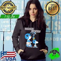 Peanuts Snoopy and Charlie Brown X Carolina Panthers Hoodie
