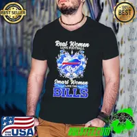 Real women love Football smart women love the Buffalo Bills shirt