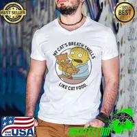 Simpsons Ralph my cats breath smells like cat food Shirt