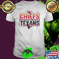 2025 NFL Playoffs Kansas City Chiefs Head To Head Houston Texans 2025 Divisional Matchup Shirt
