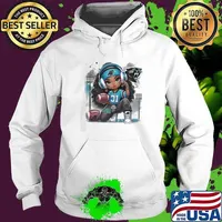 Beautiful girl Carolina Panthers Football Hoodie