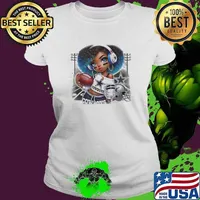 Beautiful girl Dallas Cowboys Football Ladies tee