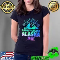 Cool Matching Family Friends And Group Alaska Cruise 2025 Shirt