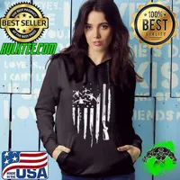 Duck Hunting American Flag Waterfowl Goose Gift For Hunter Shirt