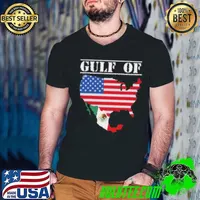 Funny Trump Gulf Of United States Of America Flag Retro Shirt