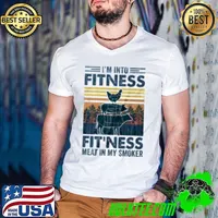 I'm Into Fitness Fit'ness Meat In My Smoker BBQ Funny Shirt
