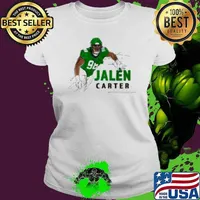 Jalen Carter Big Dawg Pose Philadelphia Eagles vs Washington Commanders NFL Football Painting Ladies tee