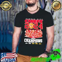 Kansas City Chiefs 2024 American Football Conference Champions signatures shirt