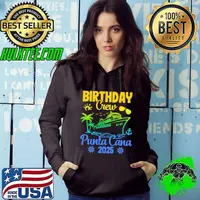 Matching Group 2025 Punta Cana Birthday Trip Vacation 2025 Hoodie