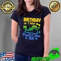 Matching Group 2025 Punta Cana Birthday Trip Vacation 2025 Ladies Tee