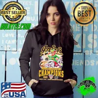 Notre Dame Fighting Irish Win Georgia Bulldogs Celebrating Allstate Sugar Bowl 2025 Champions Mascots shirt