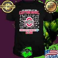 OSU Football Cotton Bowl 2025 Signatures Roster Unisex