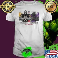 Pittsburgh Steelers Vs Baltimore Ravens Football AFC Wild Card Matchups NFL Football Playoffs Mascot Eric Poole Painting shirt