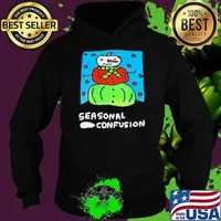 Snowman seasonal confusion Hoodie