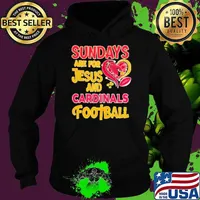 Sundays are for Jesus and Arizona Cardinals football diamond Hoodie