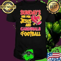 Sundays are for Jesus and Arizona Cardinals football diamond Shirt