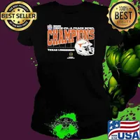 Texas Longhorns 2025 Chick fil A Peach Bowl Champions College Football Playoff Quarterfinal Vintage Style With Helmet Ladies tee