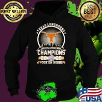 Texas Longhorns Football Chick Fil A Peach Bowl Champions 2025 Hook’Em Horns Skyline Hoodie
