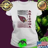 Arizona Cardinals AFC East Division Logo Ladies tee