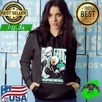 Bird Gang Super Bowl Lix Trophy Champion Eagles Mascot Shirt