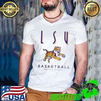 LSU Tigers Womens Basketball Baton Rogue Tiger SLAMU Heavy Shirt