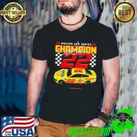 Men’s Team Penske Gray Joey Logano 2024 NASCAR Cup Series Champion Car Shirt