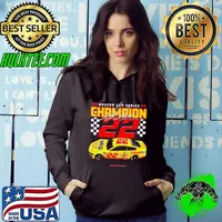 Men’s Team Penske Gray Joey Logano 2024 NASCAR Cup Series Champion Car Hoodie