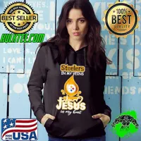 Pittsburgh Steelers in my veins Jesus in my heart blood drop Hoodie