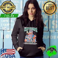 Psychedelic Porn Crumpets UK And EU Tour 2025 Poster Art With Tour Dates List Hoodie