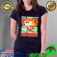 Snoopy And Woodstock Real Women Love Football Smart Women Love The Kansas City Chiefs Helmet Ladies Tee