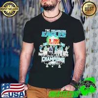 The Philadelphia Eagles Super Bowl Champions 2018 2025 signature shirt