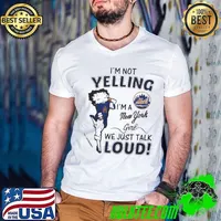 Betty Boop I’m not yelling I’m a New York Mets girl Guys V Neck