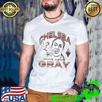 Chelsea Gray Las Vegas Aces Womens Basketball WNBA Poin Gawd Hand Drawn Portrait Shirt