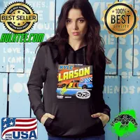 Kyle Larson Hendrick Motorsports Team Collection Fanaticity Darlington Throwback Car Hoodie