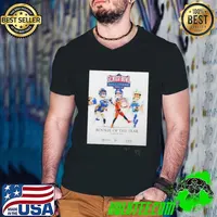 Senior Bowl Hall Of Fame Rookie Of The Year Class Of 2025 Braden Fiske Bo Nix Ladd McConkey Guys V Neck