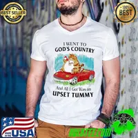 Cat I went to god’s country and all I got was an upset tummy Guys V Neck