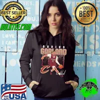 Darius Garland Cleveland Cavaliers MLB basketball player shattered signature Hoodie