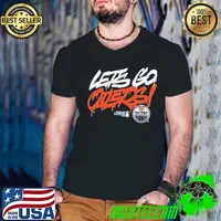 Edmonton Oilers Let’s Go Oilers 2025 Stanley Cup Playoffs Slogan Guys V Neck
